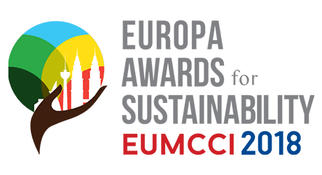 Best Sustainability Leader awarded by EU-Malaysia Chamber of Commerce & Industry (EUMCCI) 2018 logo